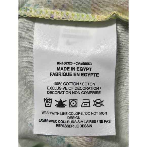 NEW Nike Men's Size LARGE Graphic T Shirt Tee Green Fruit Short Sleeve - Picture 6 of 11